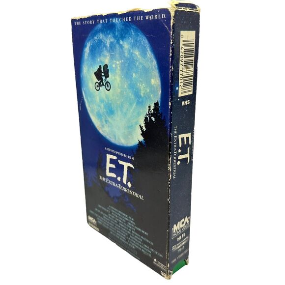 E.T. The Extra-Terrestrial 1982 (VHS 1988) Green Flap / MCA Home Video *Read* - Picture 3 of 5